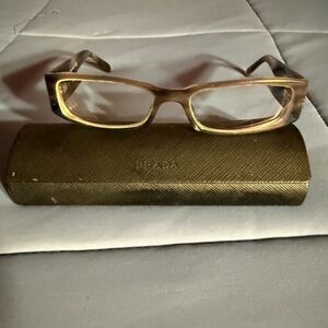 Prada Women's Tan Glasses